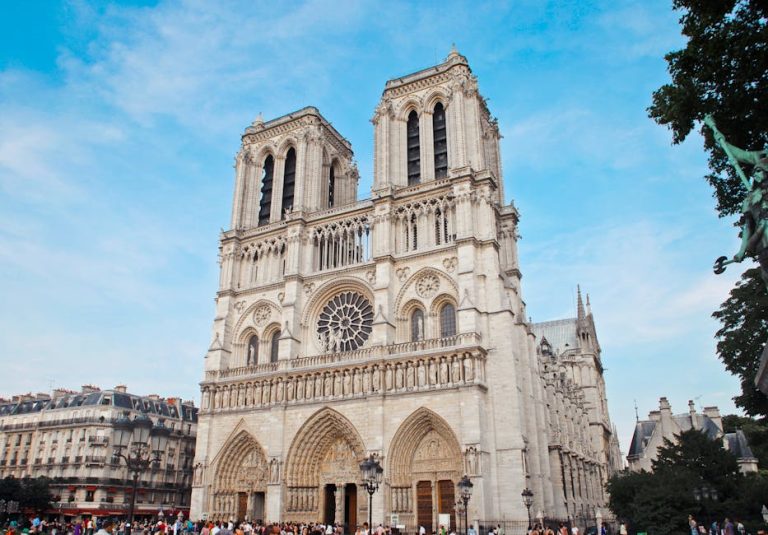 Visiting Notre Dame Paris France